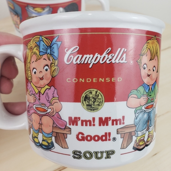 Set of 2 Vintage 1999 Campbells Soup Kids Mug Bowl ~Mm! Mm! Good! - Picture 6 of 14